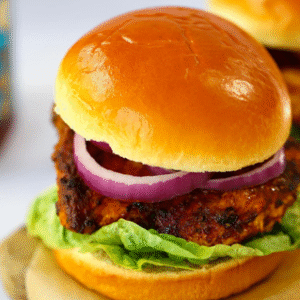 Chicken Tikka Burger (Simple)