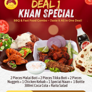 Deal 1 - BBQ & Fast Food Combo – Taste it all in one deal!